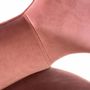 Chaises - Lot de 4 chaises en velours marron et métal - GINER Y COLOMER