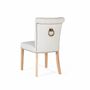 Chairs - Set of 4 beige fabric and wood chairs - GINER Y COLOMER