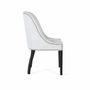 Chaises - Lot de 4 chaises en tissu gris - GINER Y COLOMER