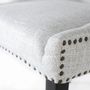 Chaises - Lot de 4 chaises en tissu gris - GINER Y COLOMER