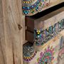 Chests of drawers - Hand-painted mango wood chest of drawers - GINER Y COLOMER