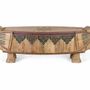 Wardrobe - Multi-colored hand-painted mango wood bench - GINER Y COLOMER