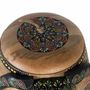Sculptures, statuettes and miniatures - Hand painted mango wood elephant figurine - GINER Y COLOMER
