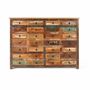 Buffets - Buffet avec 28 tiroirs en bois recyclé fabriqué à la main - GINER Y COLOMER