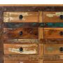 Buffets - Buffet avec 28 tiroirs en bois recyclé fabriqué à la main - GINER Y COLOMER