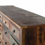 Buffets - Buffet avec 28 tiroirs en bois recyclé fabriqué à la main - GINER Y COLOMER