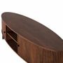 Meubles TV - Meuble TV avec 2 portes fabriqué à la main en bois d'acacia - GINER Y COLOMER