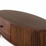 Tables basses - Table basse avec 1 tiroir en bois d'acacia - GINER Y COLOMER