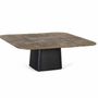 Coffee tables - Coffee table with iron base and aluminum top - GINER Y COLOMER