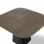 Tables basses - Table basse avec base en fer et plateau en aluminium - GINER Y COLOMER