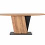 Dining Tables - Acacia wood and metal dining table - GINER Y COLOMER