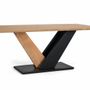 Tables Salle à Manger - Table à manger en bois d'acacia et métal - GINER Y COLOMER