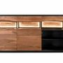 Buffets - Buffet en bois d'acacia naturel et noir - GINER Y COLOMER