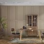 Dining Tables - Mango wood dining table with metal base 200cm - GINER Y COLOMER