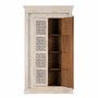 Armoires - Armoire en bois manguier blanc décapé - GINER Y COLOMER