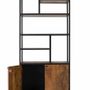 Bookshelves - Bookcase with metal and mango wood structure - GINER Y COLOMER