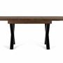 Dining Tables - Extendable dining table in mango wood and metal legs - GINER Y COLOMER