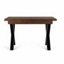 Dining Tables - Extendable dining table in mango wood and metal legs - GINER Y COLOMER