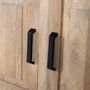 Armoires - Armoire en bois de manguier massif de 226 cm de hauteur - GINER Y COLOMER