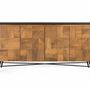 Sideboards - Mango wood sideboard with natural finish, 170 cm - GINER Y COLOMER