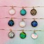 Jewelry - 9 dichroic glass pendant necklaces - BIJOUX EVIDENCE