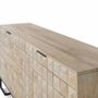 Sideboards - Hand-carved and handcrafted mango wood sideboard, 180 cm - GINER Y COLOMER