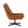 Armchairs - Swivel armchair covered in synthetic leather and padding - GINER Y COLOMER