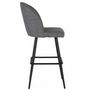 Tabourets - Lot de 2 tabourets recouverts de tissu et rembourrés - GINER Y COLOMER