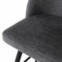Tabourets - Lot de 2 tabourets recouverts de tissu et rembourrés - GINER Y COLOMER