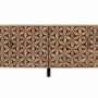 Buffets - Buffet artisanal en bois de manguier avec 4 portes, 220 cm - GINER Y COLOMER