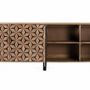 Buffets - Buffet artisanal en bois de manguier avec 4 portes, 220 cm - GINER Y COLOMER