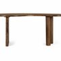 Tables Salle à Manger - Table à manger de style rustique en bois de teck - GINER Y COLOMER
