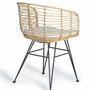 Chaises - Lot de 2 chaises en rotin et métal - GINER Y COLOMER