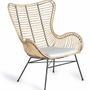 Chaises - Lot de 2 chaises en rotin et métal - GINER Y COLOMER