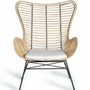 Chaises - Lot de 2 chaises en rotin et métal - GINER Y COLOMER