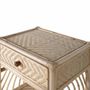 Tables de nuit - Table de chevet en rotin charme naturel - GINER Y COLOMER
