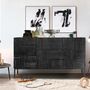 Sideboards - Mango wood sideboard with metal legs - GINER Y COLOMER