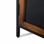 Wardrobe - 2-door display case in mango wood and metal structure - GINER Y COLOMER