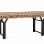 Dining Tables - Rectangular mango wood dining table 200 cm - GINER Y COLOMER