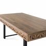 Dining Tables - Rectangular mango wood dining table 200 cm - GINER Y COLOMER