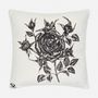 Coussins textile - Coussin en velours 'Rose Bramble', 40 x 40 cm - SHAKU