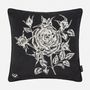 Coussins textile - Coussin en velours 'Rose Bramble', 40 x 40 cm - SHAKU