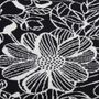 Fabric cushions - 'Floral Figment' Wool Cushion, 50x50cm - SHAKU