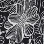 Fabric cushions - 'Floral Figment' Wool Cushion, 50x50cm - SHAKU