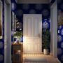 Papiers peints - Dahlia Indigo - Papier peint - SHAKU