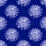Papiers peints - Dahlia Indigo - Papier peint - SHAKU