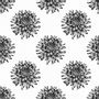 Papiers peints - Papier peint Dahlia White - SHAKU