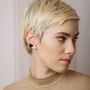 Jewelry - BASIC / Everyday Icons – Upcycled Geometric Stud Earrings - PAMELA COROMOTO