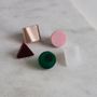 Jewelry - BASIC / Everyday Icons – Upcycled Geometric Stud Earrings - PAMELA COROMOTO
