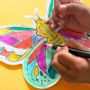 Decorative objects - 2 inflatable butterfly coloring - ARA-CREATIVE